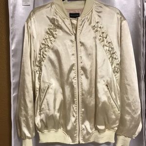 Satin Bomber Jacket